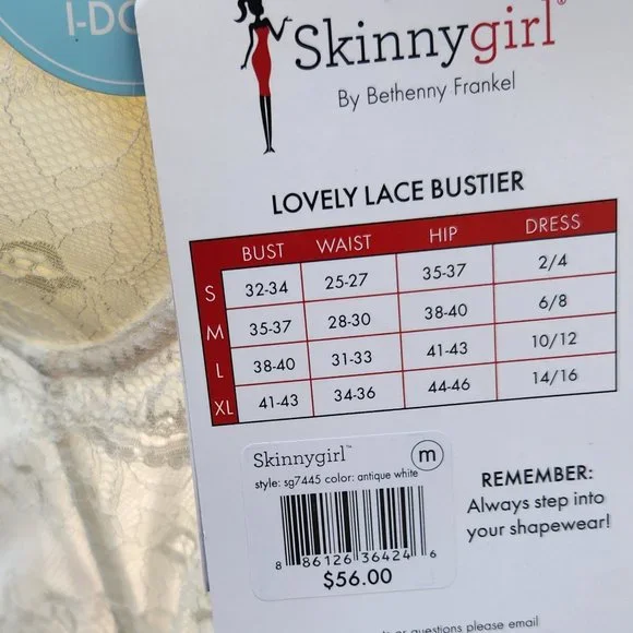 NEW Skinny Girl Lovely Lace Bustier - Picture 7 of 10